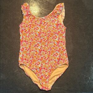J Crew- Crewcuts Girls Size 10 Floral One-Piece Swimsuit